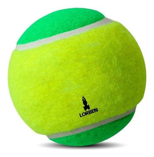 Bola de beach tennis pack com 30 unidades baixa pressão alta durabilidade ideal para treinos e jogos infantis marca lorben
