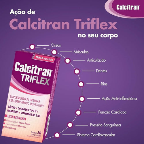 Calcitran Triflex Colágeno Tipo 2 30 Comprimidos