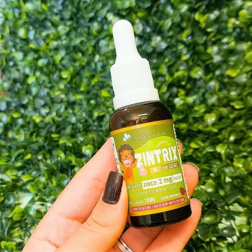 Zintrix (zinco Infantil Em Gotas) 20ml - Flora Nativa Sabor Morango