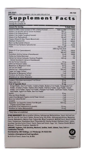 Gnc Ultra Mega Womens Multivitamínico 180tablets SEM SABOR