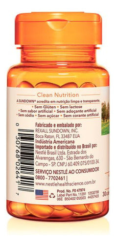 Vitamina E 400ui Sundown Naturals 30 Cápsulas e400 268mg Suplemento Alimentar