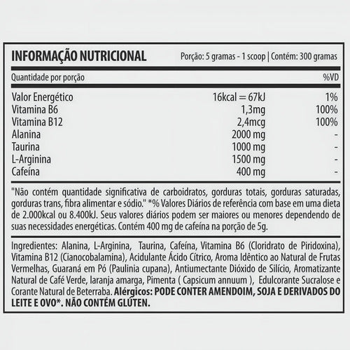 Pré Treino Psichotic Original 300g 60 Doses Demons Lab Usa Sabor Frutas Vermelhas Em Po
