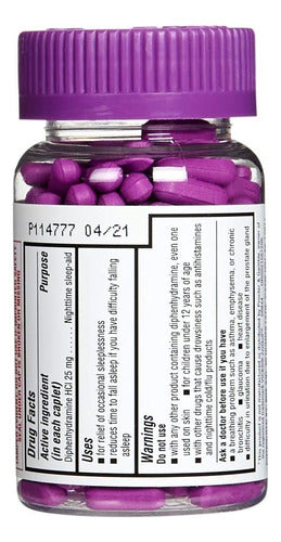 Rite Aid Auxiliar De Noturno 25 Mg - 200 Capsulas - Usa