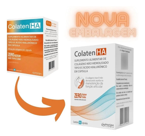 Suplemento Alimentar Colaten Ha 60capsulas Sabor Sem