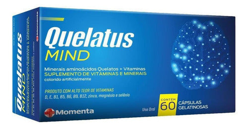 Quelatus Mind Com 60 Cápsulas