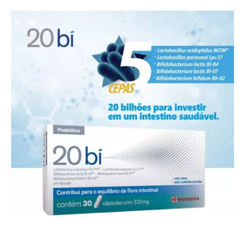 20bi Probiótico c/30 cápsulas