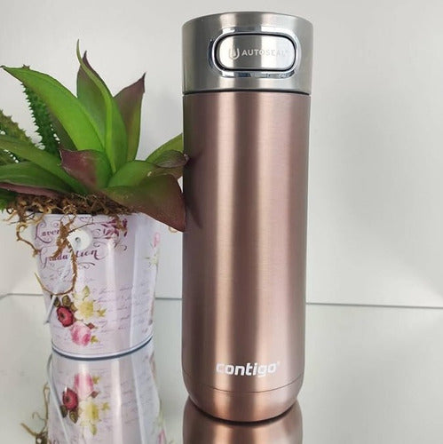 Copo Térmico Luxe Autoseal 473ml Chardonnay Contigo Cor Rose gold