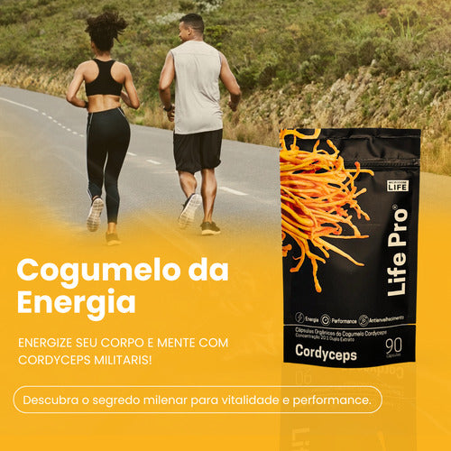 Cordyceps Militaris Cogumelo da Energia - Life Pro 90 caps