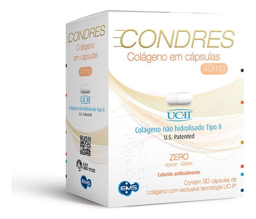 Condres Colágeno 40mg Com 90 Cápsulas