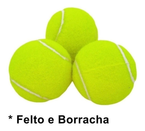 Bolas De Tênis Sport Presente 9 Unidades Verde Amarelo
