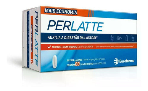 Perlatte C/60 Mais Economia 9.000 Eurofarma Sabor Sem sabor