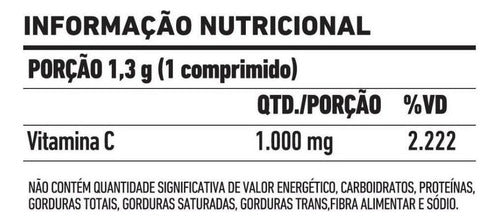Vitamina C 1000mg Fdc 100 Comprimidos Sabor Não aplica
