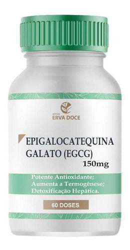 Epigalocatequina Galato Egcg 150mg 60 Doses Botica Erva Doce