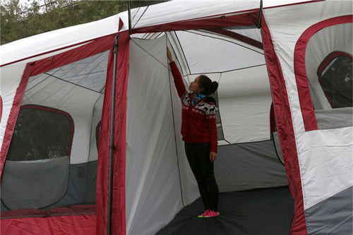 Joyfox Family Luxe 8-12 Barraca Familiar Grande Camping Acampamento 12 Pessoa
