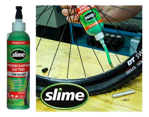 Líquido Selante Slime Pneus Com Câmara 237ml Bicicleta Bike