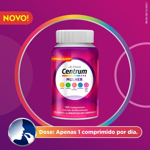 Multivitamínico Centrum Mulher 150 comprimidos