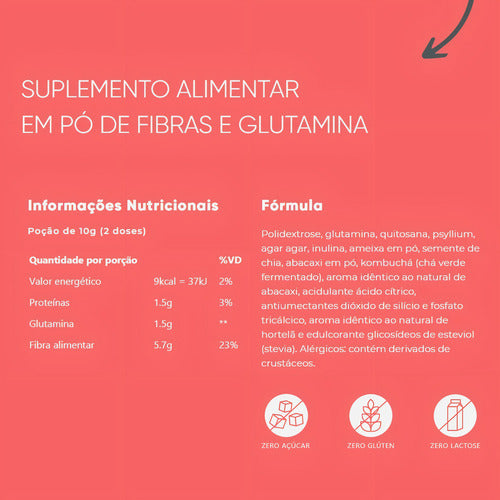 Suplemento Em Pó Oi Sumido Probióticos Sabor Abacaxi Com Hortelã Em Lata De 225g