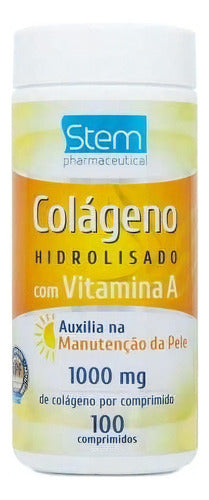 Colágeno Hidrolisado 1000mg + Vitamina A 100 Comprimidos