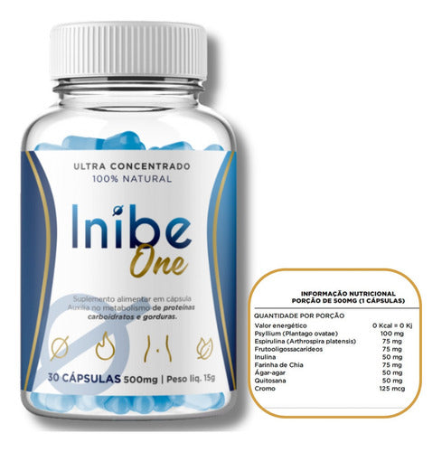 Inibe One Turbo Vitaminas Cápsula Vegano Ervas - Capsul.