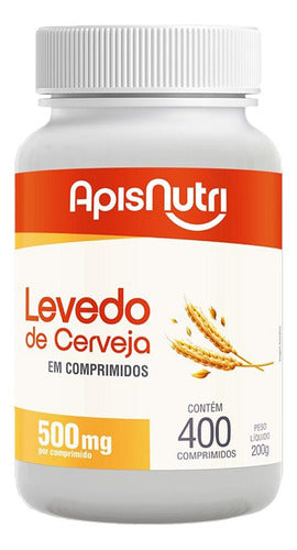Levedo De Cerveja 400 Comprimidos - Apisnutri