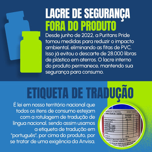 Vitamina E 450mg 1000 Ui 100 Cápsulas Puritans Pride