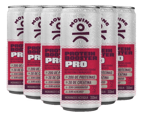 Bebida Proteica Pro Moving Com Creatina Morango E Acerola