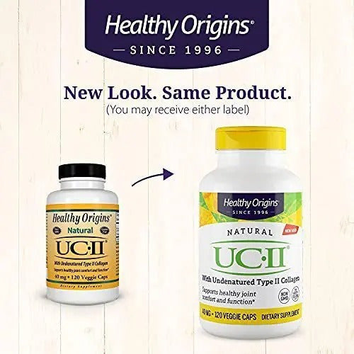 Colágeno Uc-ii Healthy Origins 40mg 120 Caps