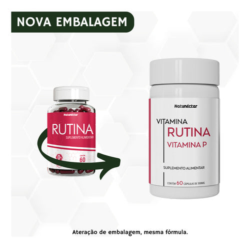Rutina 500mg 60 Cápsulas - Natunéctar