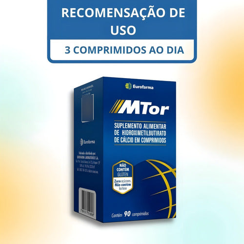 Eurofarma Laboratórios Hidroximetilbutirato de Cálcio Mtor Muscular 90 Comp