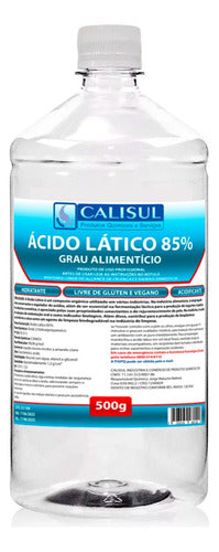Ácido Lático 85% Alimentício - 500g
