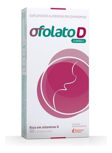 Ofolato D 2.000ui 30 Comprimidos Sabor Sem sabor