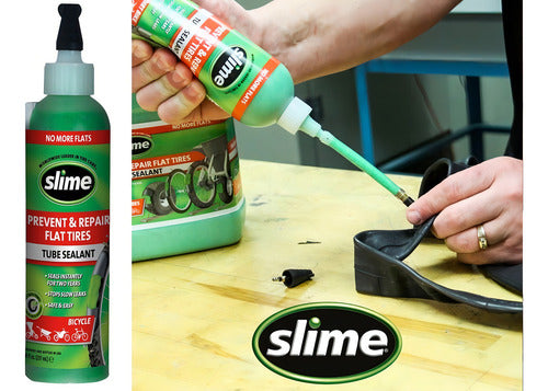 Líquido Selante Slime Pneus Com Câmara 237ml Bicicleta Bike