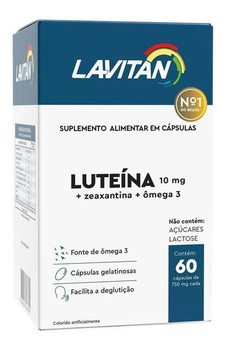 Lavitan Luteína Com 60 Cápsulas