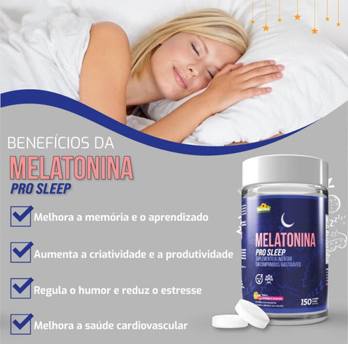 Suplemento De Melatonina 150 Comprimidos - Sunflower