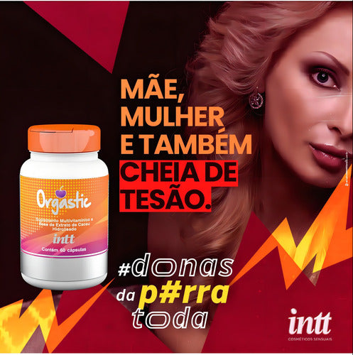 Orgastic Cápsulas Suplemento - Intt Cosméticos