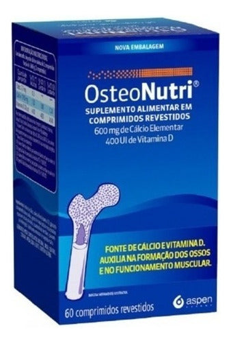 Osteonutri Cálcio 600mg Vit. D 400ui 60 Comp Revestidos