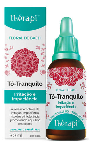 Floral Stress Irritação Impaciência Tô Tranquilo Therapi 30m