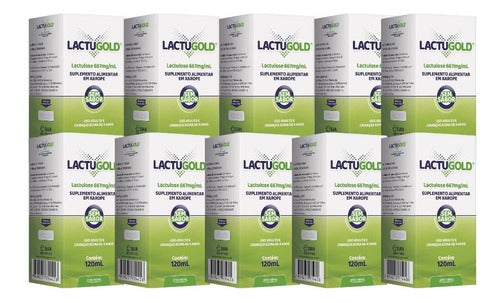 Kit 10x Lactugold 120ml (lactulose) - Arte Nativa Sabor Sem Sabor