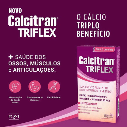 Calcitran Triflex Colágeno Tipo 2 30 Comprimidos