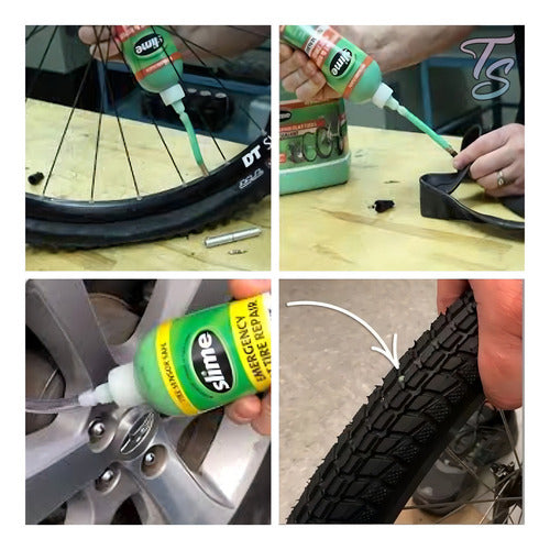 Líquido Selante Slime Pneus Com Câmara 237ml Bicicleta Bike