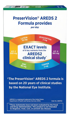 Preservision Areds 2 Formula Bausch + Lomb 120 Gel Soft