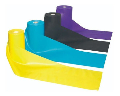 Kit Faixas Elásticas 5 Intensidades Thera Band Fisioterapia