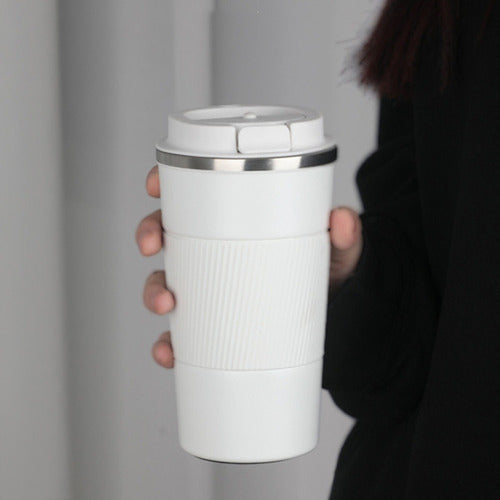 Copo Caneca Tampa Infusor Isolamento Térmico 510ml Com Tampa
