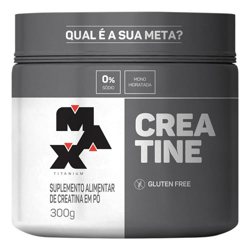 Creatina 300 Gr - Max Titanium Sabor Sem sabor