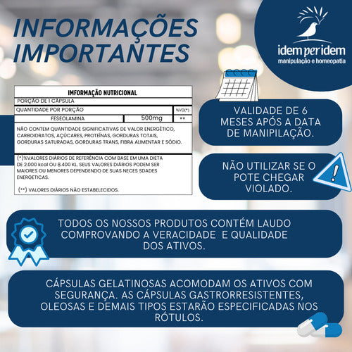 Faseolamina 500mg 90cps Bloqueador De Carboidrato