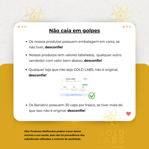Gold Labs Bariatric Gold Cápsulas 30 Unidades