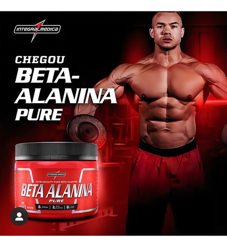 Beta Alanina Pura em Pó 123g Integralmédica