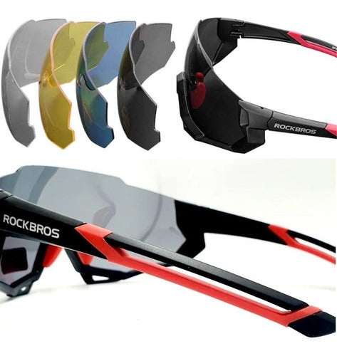 Rockbros Ciclismo RB-SP176 cor da armação verde sem gênero óculos para ciclismo