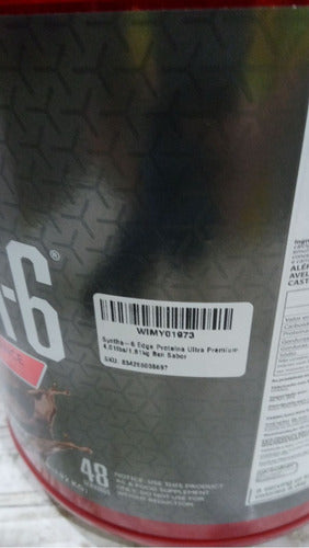 Suplemento Em Pó Isolado Whey Syntha 6 Chocolate 1,91kg Sabor Chocolate milkshake
