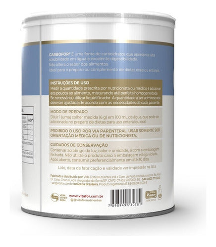 Carbofor - 400g - Vitafor Sabor Sem sabor